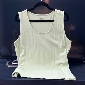 Coldwater Creek Lime Green Tank